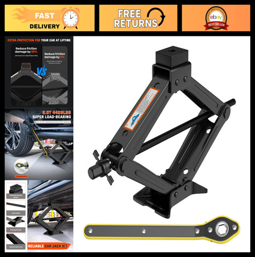 Portable ton car jack kit - car,