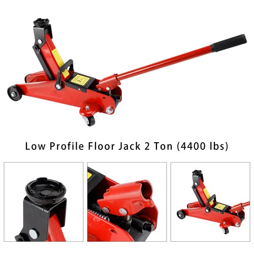 Low profile floor jack ton - low,