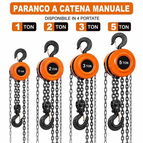 Paranco catena manuale - a,